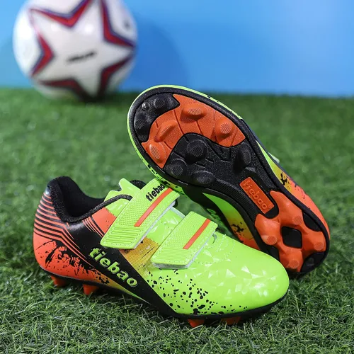 Miniatura 5 de MiFeloo Botas de fútbol para niños, deportes al aire libre, HGAG, zapatos de entrenamiento para niños y niñas, zapatos de entrenamiento