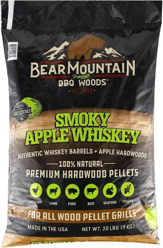 Miniatura 11 de Bear Mountain BBQ Premium Wood Butcher's Blend - Gránulos para ahumar, mezcla de pellets de madera dura totalmente natural para asar al aire libre