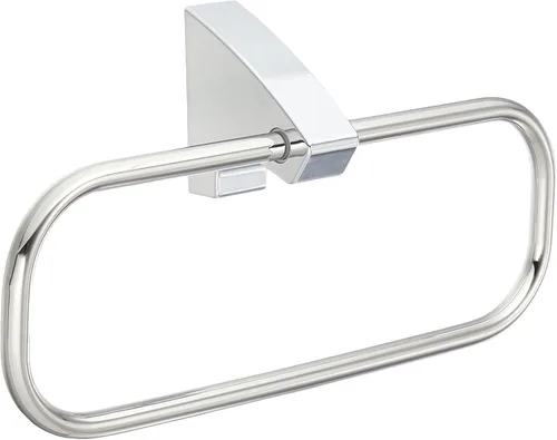 Miniatura 4 de SANEI W57001 - Toallero redondo, acero inoxidable, diámetro 5.354 in, tornillos de montaje incluidos, color plateado
