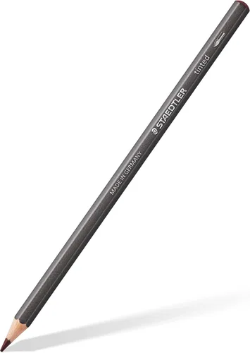 Miniatura 3 de STAEDTLER - Lápices de grafito tintados solubles en agua, juego de artista de acuarela, pre-afilados, 12 colores en estuche de metal, 14610T M12