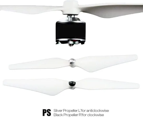 Miniatura 2 de 4 pares de hélice de dron autoapretables 9450 (4CW+4CCW) para DJI Phantom 3 Professional, Advanced, Phantom 2 Series¡