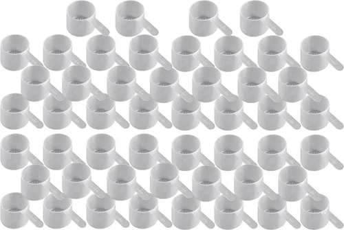 Miniatura 3 de Cuchara de envasado de medición de plástico de 1.8 fl oz (= 53 cc/ = 3.58 cucharadas/= 1.8 fl oz/= 0.224 taza) Mango corto - para medir y dispensar