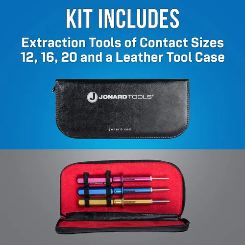 Miniatura 5 de Jonard Tools KR-260 Kit de herramientas de extracción de 3 piezas con estuche de cuero