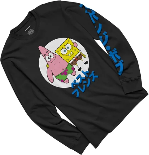 Miniatura 3 de Camisa de Bob Esponja para hombre - Bob Esponja, Patrick & Krusty Krab Camiseta de manga larga
