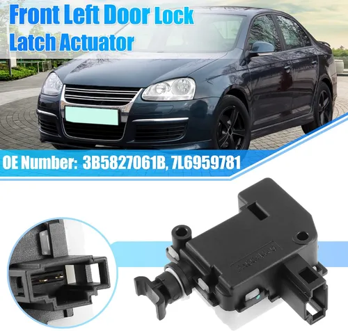 Miniatura 2 de X AUTOHAUX Motor del actuador de la cerradura de la puerta lateral del portón trasero para Volkswagen Jetta 1999-2004 3B5827061B 7L6959781 1C0827425
