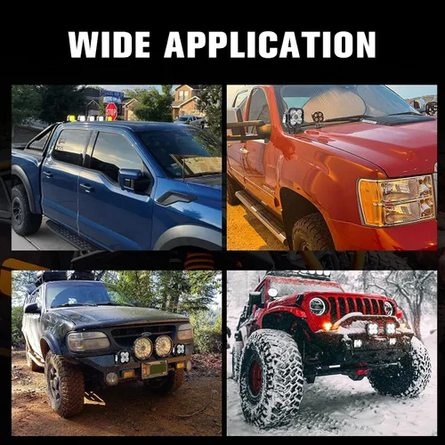 Miniatura 6 de Chelhead Luz LED ámbar DRL de 45 W, impermeable, 65 W, cada cápsula, compatible con camiones, Tacoma Bronco, tractor, Polaris Can Am X3 UTV