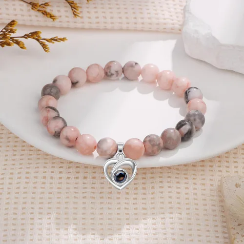 Miniatura 6 de JoycuFF Pulsera con texto en inglés "I Love You" en 100 idiomas, regalos únicos para hija, nieta, novia, hermana, aniversario significativo