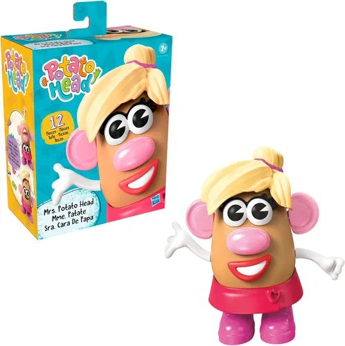 Miniatura 6 de Cabeza de Mr. Potato y Cabeza de Mrs Potato, set con 12 partes y piezas, juguetes para niños y niñas de 2 años en adelante
