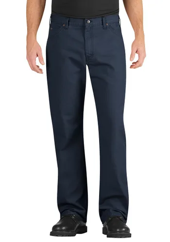 Miniatura 34 de Dickies Jeans de carpintero para hombre, ajuste relajado, pierna recta, Negro, 30 x 30