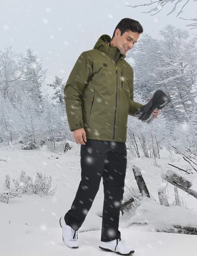 Miniatura 7 de Men's Ski Jacket Down Insulated Waterproof Winter Jacket Windproof Snowboard Snow Coat