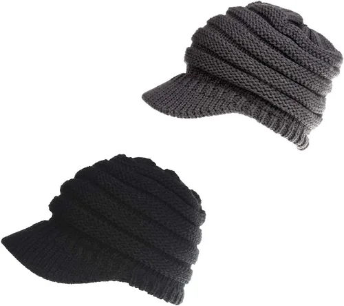 Miniatura 4 de VIVIPA - Gorro de invierno para mujer, diseño de cola de caballo