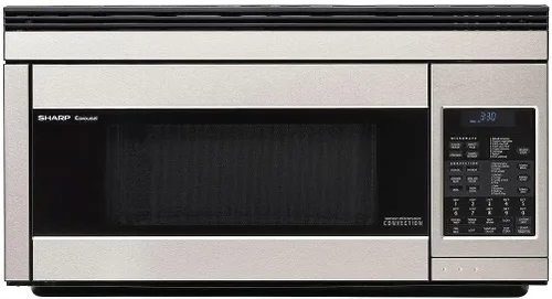 Sharp microondas de convección para instalar sobre la estufa, de 850 W, de 1.1 pies cúbicos de capacidad, Acero inoxidable