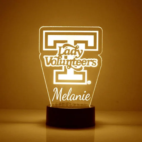 Miniatura 11 de Lámpara de luz nocturna personalizada con logotipo de la universidad de Tennessee Volunteers College con control remoto - 2