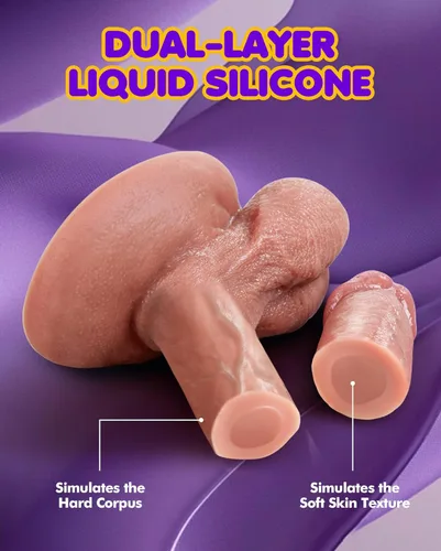 Miniatura 3 de Consolador Realista Juguetes Sexuales para Adultos - UTIMI Pene de Silicona de 7.1 Pulgadas para Hombres Mujeres Principiantes Material Seguro