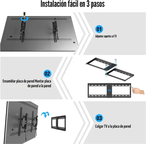 Miniatura 7 de Mounting Dream Soporte de Pared para TV de Inclinación Avanzada Certificado por UL para la Mayoría de TVs de 42-90 Pulgadas, Soporte de TV