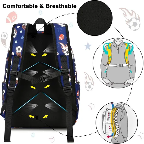 Miniatura 5 de CAMTOP Mochila preescolar para niños, mochila de jardín de infantes, mochila escolar, M