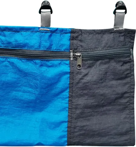 Miniatura 6 de Amagogo Bolsa organizadora de hamacas, bolsa colgante, bolsa de almacenamiento portátil para hamaca, contenedor de almacenamiento para camping, Azul