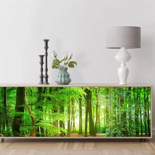 Miniatura 478 de SIGNFORD - Papel tapiz de diseño de bosque, removible para dormitorio o sala de estar, 100 x 144 pulgadas Bosque1-1911-m17