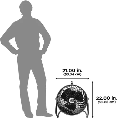 Miniatura 10 de MaxxAir HVFF16T RED UPS Ventilador de suelo, 16 pulgadas, alta velocidad, UPS