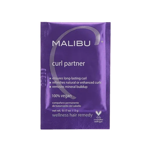 Malibu C Curl Partner Wellness Remedy (1 paquete) – Elimina la acumulación mineral para un cabello más saludable y rizado más rebotante – Contiene