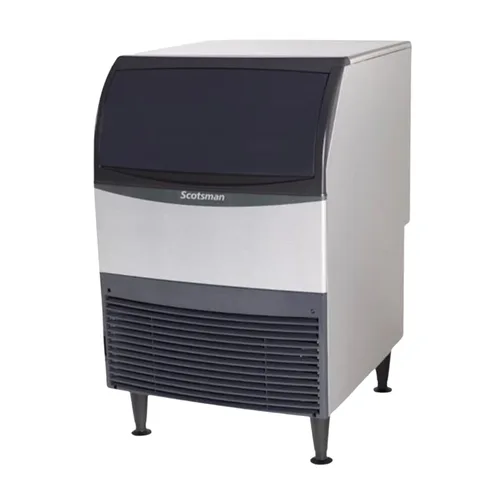 Miniatura 2 de Scotsman UN324A-1 Máquina para hacer hielo estilo nugget bajo encimera con contenedor, producción diaria de 340 lb, almacenamiento de 80 lb, acero