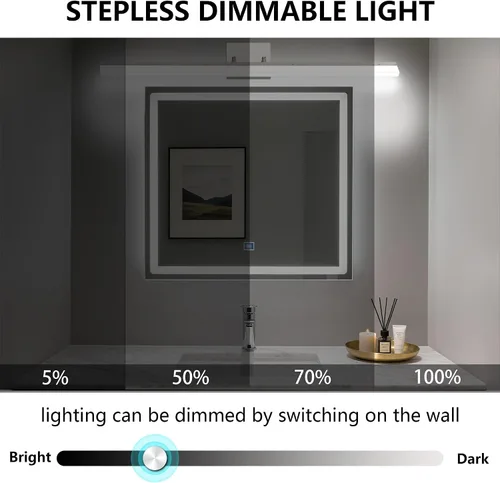 Miniatura 3 de Luz LED de tocador de 36 pulgadas, regulable 3000K-5000K 5CCT moderna accesorio de iluminación de tocador de maquillaje, barra de luz ajustable