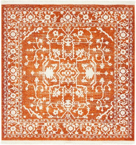 Miniatura 24 de Unique Loom Diseño tradicional clásico intrincado con detalles vintage envejecidos, alfombra de área, 3 pies 3 pulgadas x 5 pies 3 pulgadas, gris
