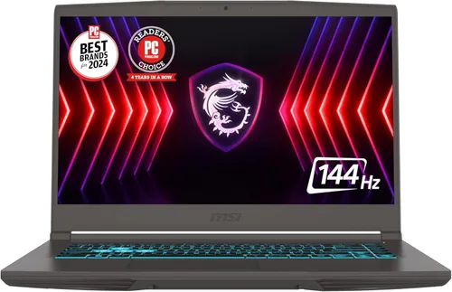 Miniatura 3 de MSI Thin GF63 portátil para juegos: Intel Core i5-12450H GeForce RTX 2050, pantalla de 15.6 pulgadas FHD, 144Hz, 8 GB DDR4, SSD NVMe de 512 GB