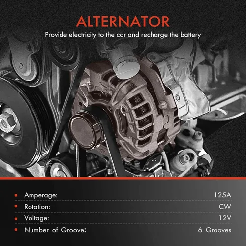 Miniatura 2 de A-Premium Alternador compatible con Chevrolet Impala 2000-2005, Venture 99-01 y Pontiac Montana 99-01, Trans Sport y Oldsmobile Silhouette, 3.4L
