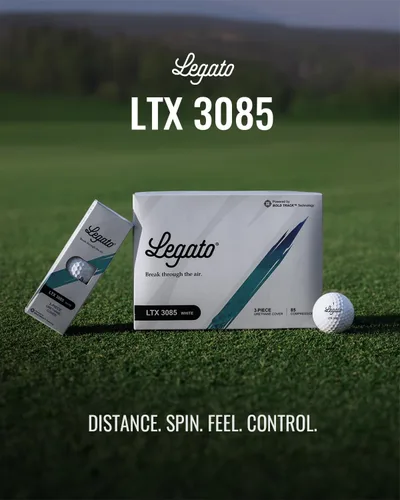 Miniatura 7 de Legato Pelotas de golf LTX3085 Distancia maximizada con tacto suave 3 piezas Cubierta de uretano Compresión 85