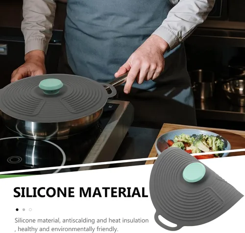 Miniatura 6 de DOITOOL Tapas de silicona para ollas y sartenes, tapas de silicona para tazones y fundas de alimentos, cubiertas de silicona resistentes al calor
