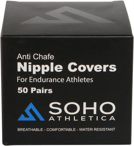 Miniatura 2 de 50 pares de cubiertas para pezones para hombre, para correr, evitan los pezones de los corredores, detienen rozaduras en los pezones durante