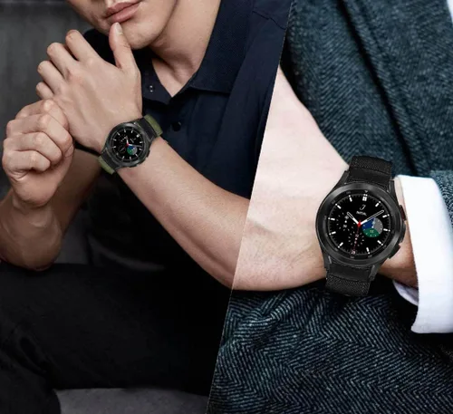 Miniatura 5 de Compatible con Samsung Galaxy Watch 1.811 in Band 2019/Galaxy Watch 3 1.772 in/Gear S3 Frontier Classic, correa deportiva de repuesto de nailon