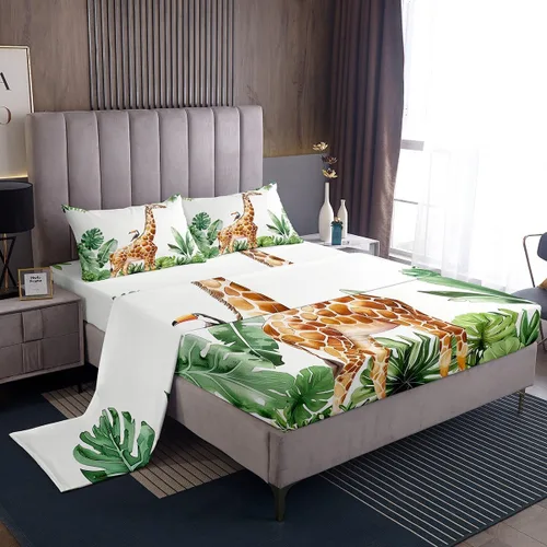 Miniatura 23 de jejeloiu Cow Skull Bed Sheets Set Twin Size Kids Longhorn Skull 3 Pieces Sheet with 16 Inch Deep Pockets for Boys Girls Teens Western Desert Bedding