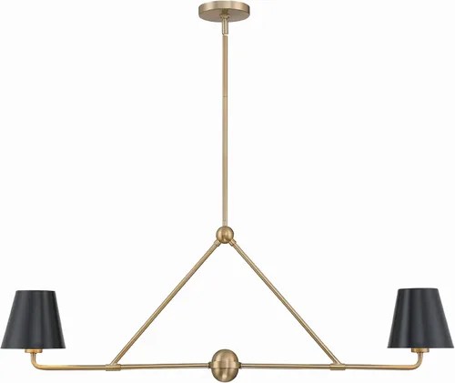 Miniatura 12 de Crystorama Xavier - Candelabro lineal dorado vibrante de 6 luces oro (Vibrant Gold)
