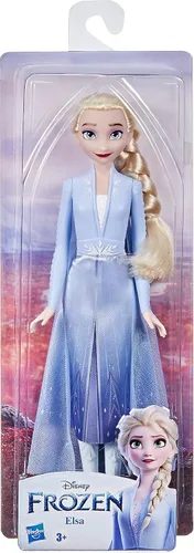 Miniatura 2 de Disney Frozen 2 Elsa Frozen Shimmer - Muñeca de moda, falda, zapatos y cabello largo rubio, juguete para niños de 3 años en adelante