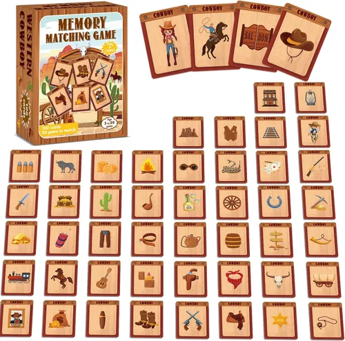 Miniatura 9 de gisgfim 50 pares de banderas de juego de memoria de Estados Unidos de concentración tarjeta de memoria educativas, juegos de geografía, juego