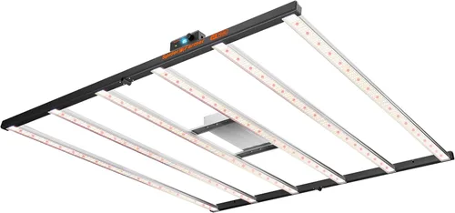 Spider Farmer SE7000 - Luz LED de crecimiento de 730 W, cobertura de 5 x 5 pies, estilo de barra regulable de espectro completo, control de