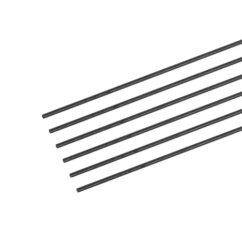 Miniatura 24 de MECCANIXITY Varilla de fibra de carbono, 0.157 in x 5.906 in para RC Plane DIY Herramienta Tubo de ala Quadcopter Brazo, Paquete de 6