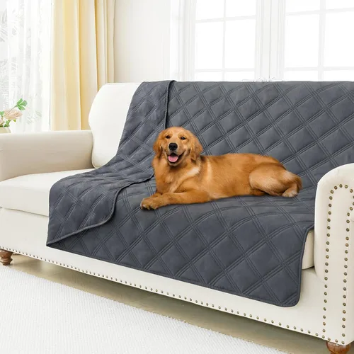 Miniatura 19 de Smiry Funda Impermeable para Cama de Perro, Manta Suave Reversible para Mascotas, Lavable a Prueba de Fugas para Gatos y Perros, Funda para Sofá