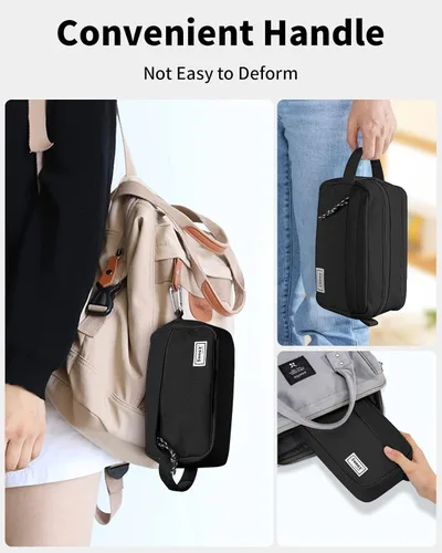 Miniatura 6 de Sooez Estuche para lápices original de alta capacidad, bolsa grande para lápices, estuche organizador para bolígrafos, suministros estéticos