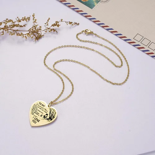 Miniatura 3 de Ralukiia Llavero con collar de texto en inglés To My Wonderful Mom, regalos para mamá de hijo o hija, regalo de cumpleaños para mamá de hijo, regalo