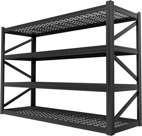 Estantería de garaje resistente de 8000 libras, 71 pulgadas de ancho x 24 pulgadas de profundidad x 71 pulgadas de alto, estante de almacenamiento