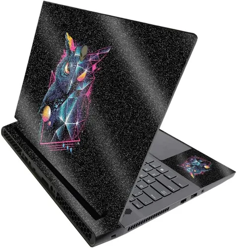 Miniatura 126 de MightySkins - Skin brillante con purpurina para Alienware M17 R3 (2020) y M17 R4 (2021) - Diversión de los años 90 Acabado duradero con purpurina