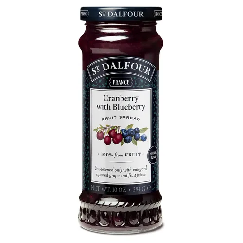 Miniatura 51 de St. Dalfour Untable de frutas de arándanos, 10 onzas, 100% de frutas, sin ingredientes artificiales, sin OMG, sin azúcar de caña, todo natural
