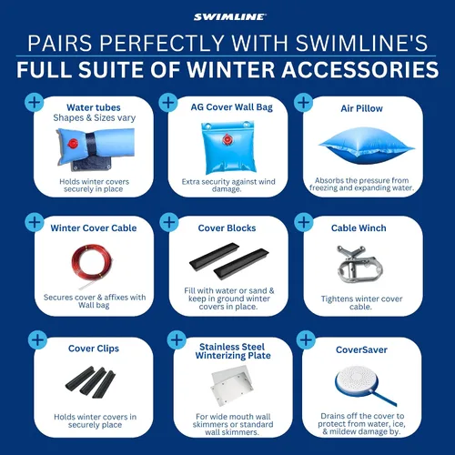 Miniatura 8 de In The Swim Winter Pool Cover - Almohadas de aire - 4 x 4 pies (Paquete de 3)
