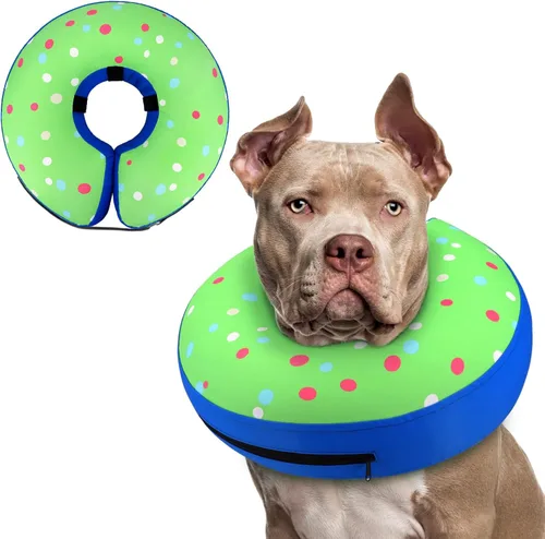 Miniatura 22 de Supet Cono Inflable para Perro para Perros Grandes, Medianos y Pequeños, Collar de Cono Suave para Perros y Gatos, Collar EC para Cuello de Perro