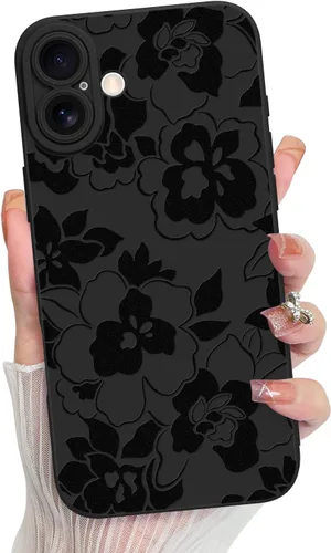 Miniatura 25 de MZELQ Funda para iPhone 17 Pro 2025, diseño de girasoles de silicona, flores florales, protección de cámara, funda delgada y suave para teléfono
