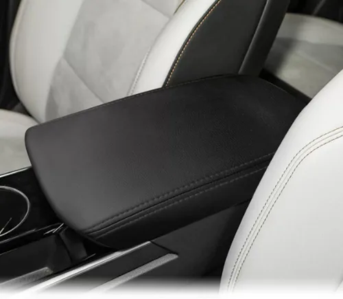 Miniatura 40 de Accesorios interiores personalizados para E-PACE EPACE 2018 2019 2020 2021 2022 2023 piel sintética para consola central reposabrazos cubierta