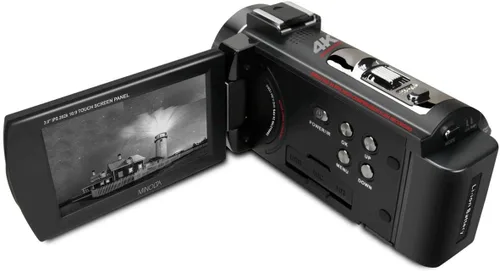 Miniatura 6 de Minolta Videocámara: digital 4K, video Ultra HD a 24 fps, fotos de 30 MP, visión nocturna con IR, zoom 16X, antivibración, pantalla táctil IPS de 3